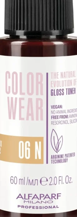 Alfaparf Milano Color Wear Gloss Toner 06N Soft Dark Natural Blonde - 60 ml