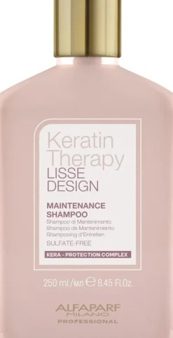 Alfaparf Milano Gift Set Keratin Therapy Lisse Design Glass Hair 500 ml