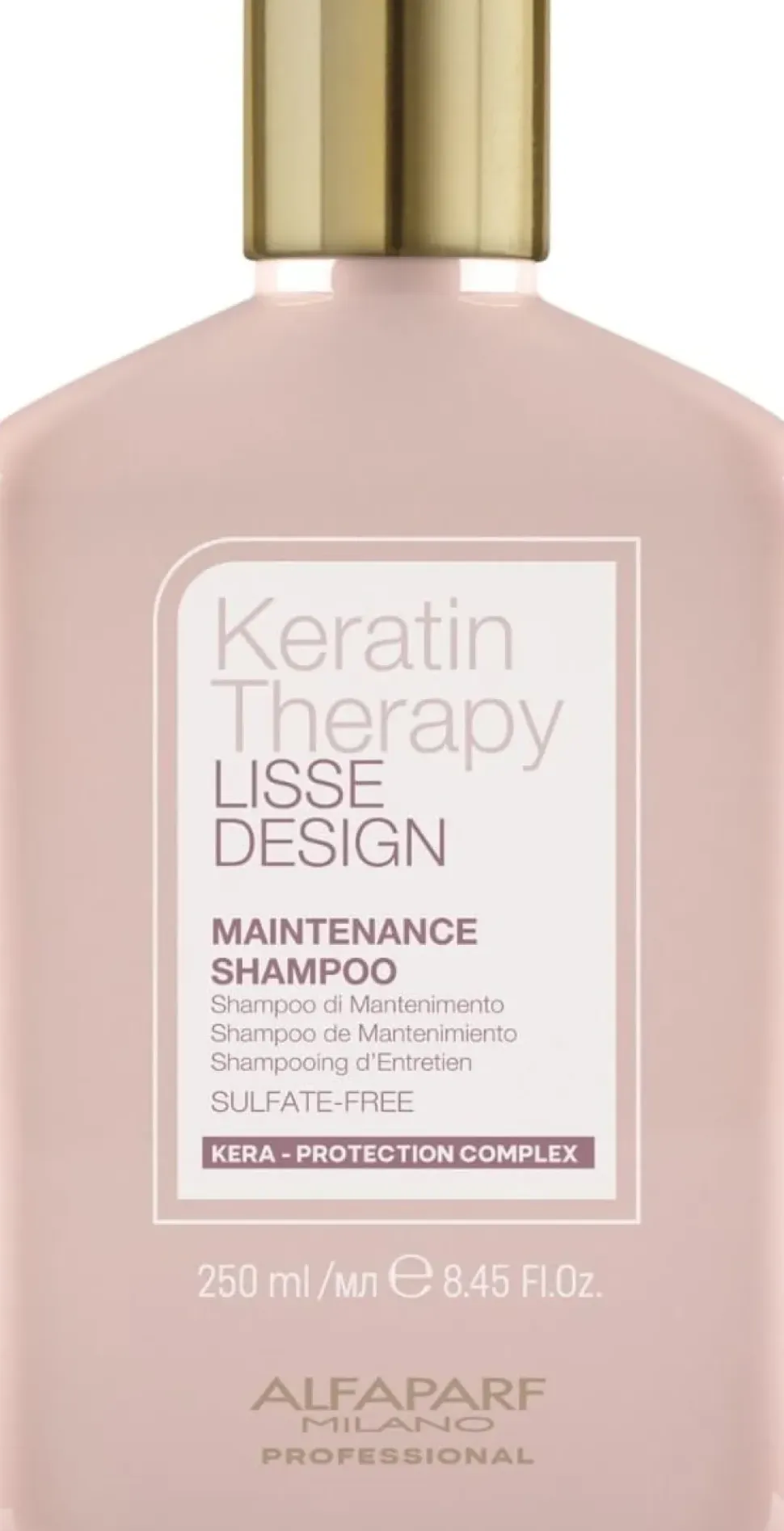 Alfaparf Milano Gift Set Keratin Therapy Lisse Design Glass Hair 500 ml