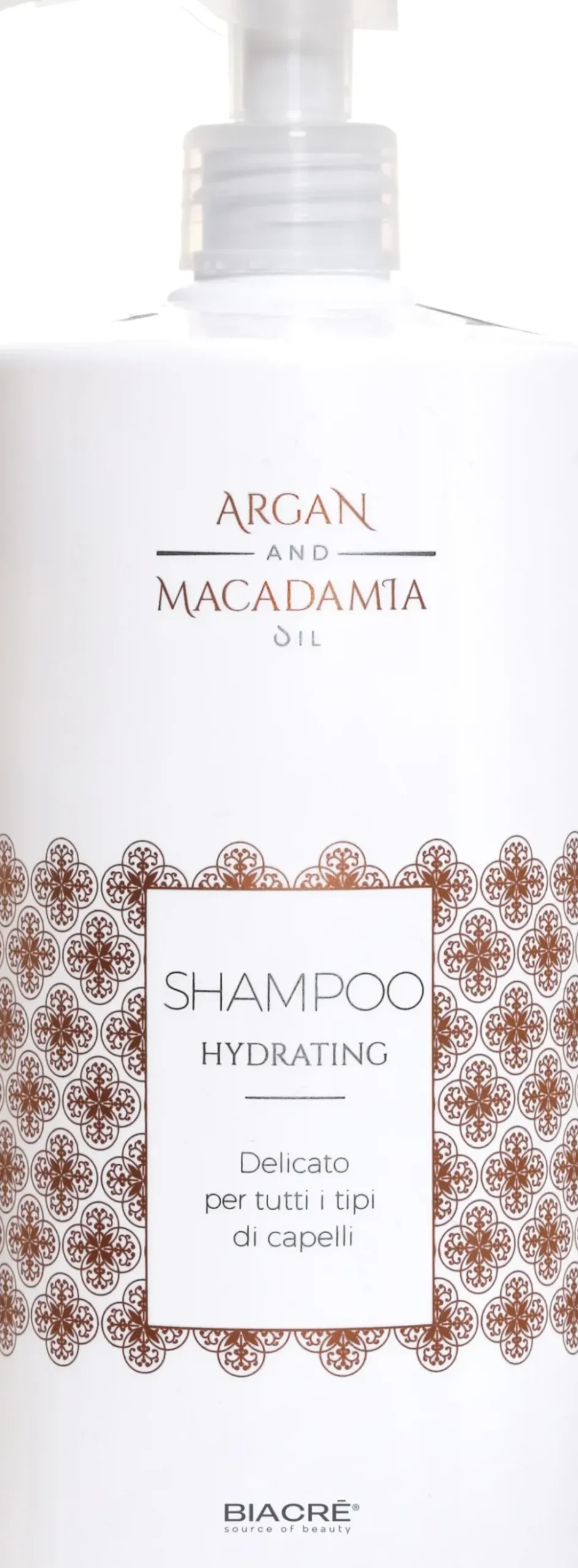 Biacre Argan & Macadamia Hydrating Shampoo - 1000 ml