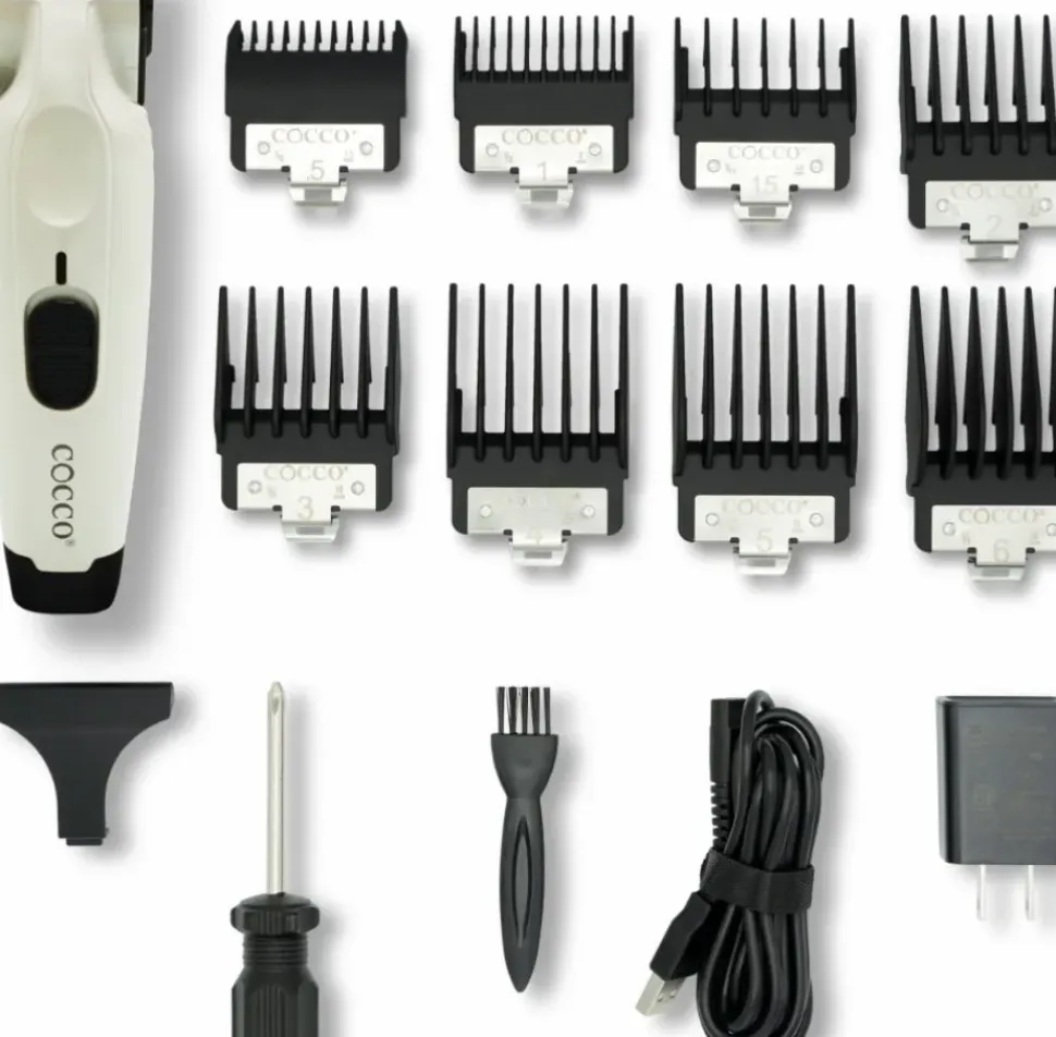 COCCO Velcro Pro Clipper Pearl White