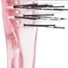 Eurostil - Large Double Height Pua Detangler Brush Pink - 21 cm