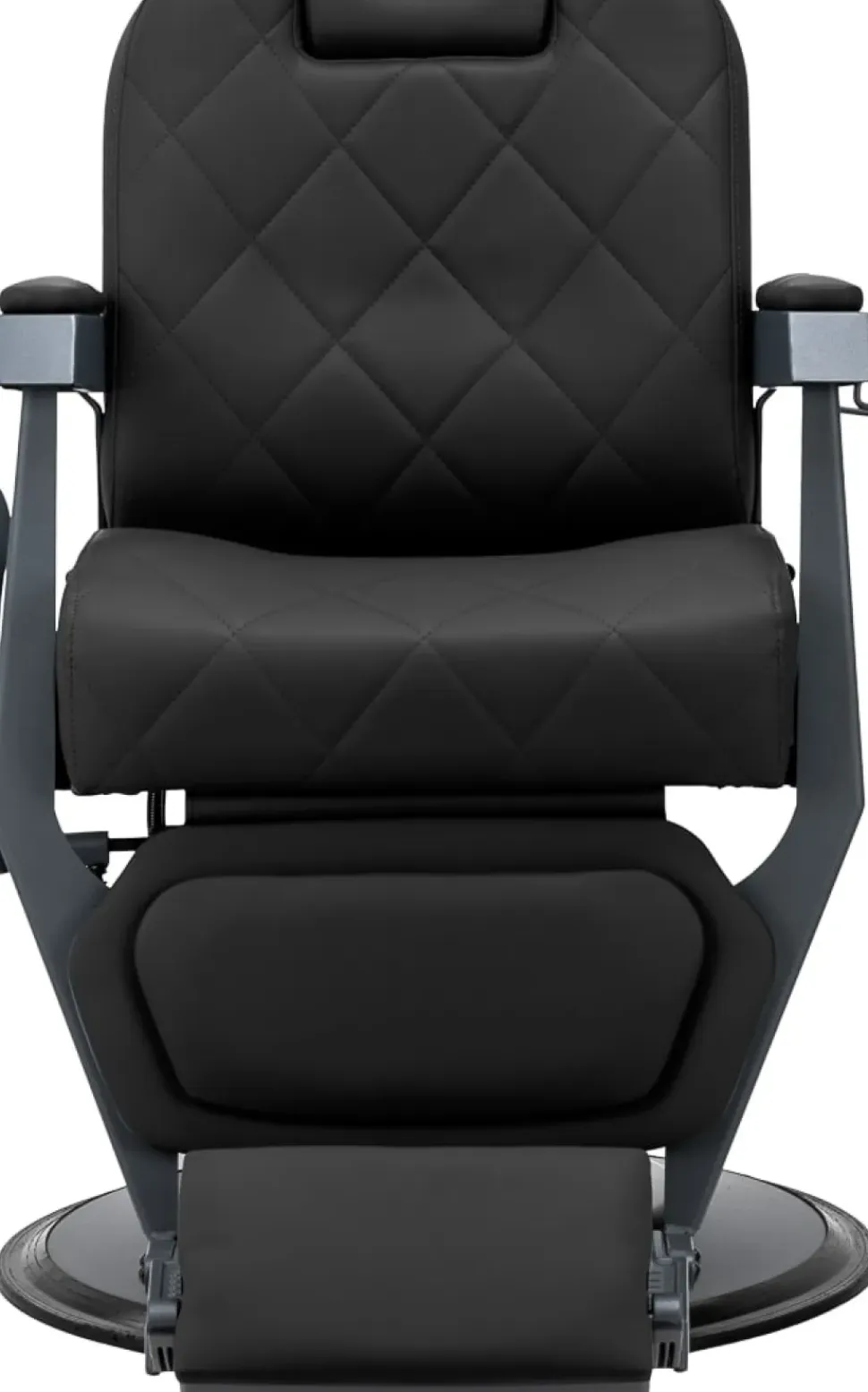 Gabbiano Barber Chair Bruno Black & Graphite Frame