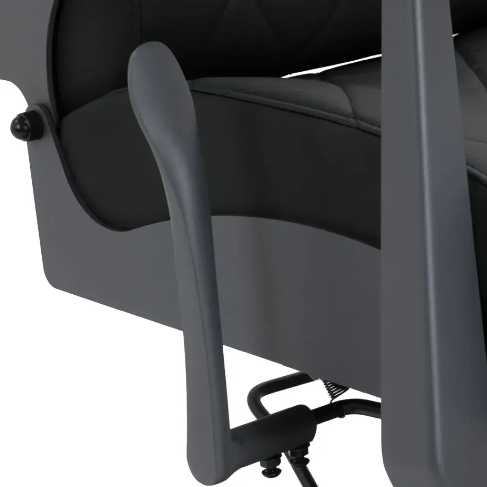 Gabbiano Barber Chair Bruno Black & Graphite Frame