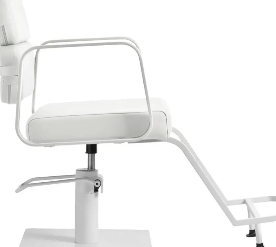 Gabbiano Hairdressing Chair Porto White On White