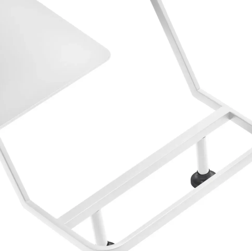 Gabbiano Hairdressing Chair Porto White On White