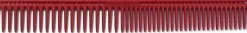 JRL Professional - Long Round Tooth Cutting Comb 9" Red