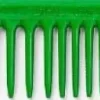 JRL Professional - Long Round Tooth Cutting Comb 9" Green