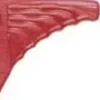 JRL Professional - Pin Tail Comb 8,8" Red
