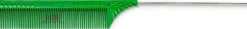 JRL Professional - Pin Tail Comb 8,8" Green