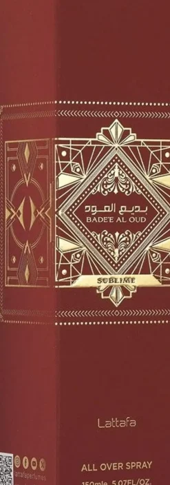 Lattafa All Over Spray Badee Al Oud Sublime EDP 150 ml