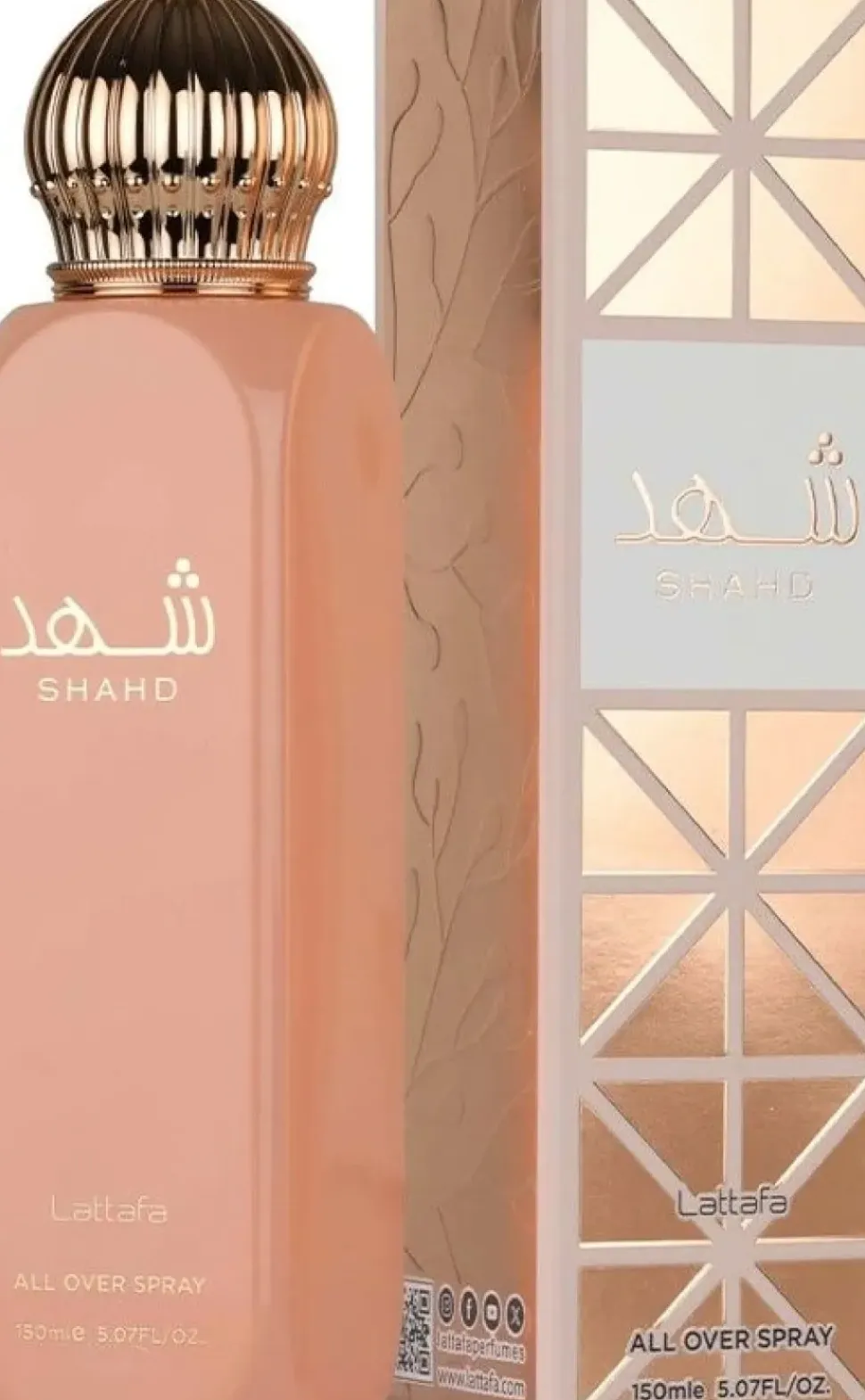 Lattafa All Over Spray Shahd EDP 150 ml
