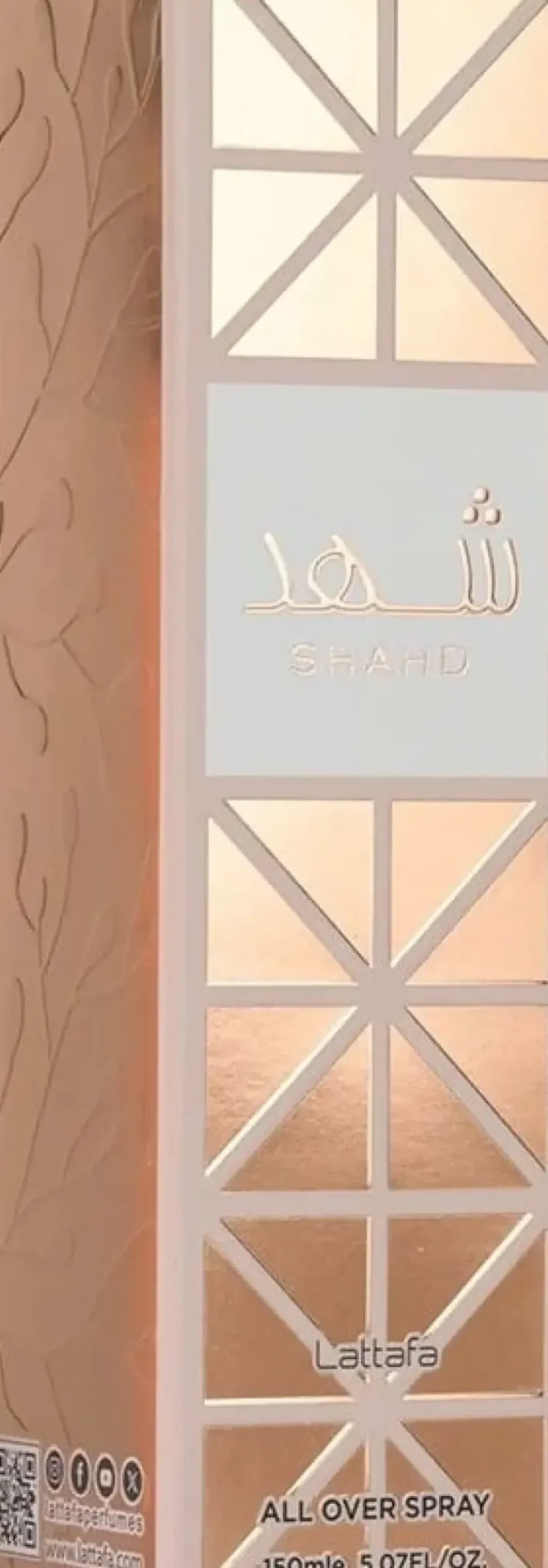 Lattafa All Over Spray Shahd EDP 150 ml