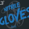 L3VEL3 Blue Medium Professional Nitrile Gloves 100 Pack