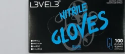 L3VEL3 Blue X-Large Professional Nitrile Gloves 100 Pack