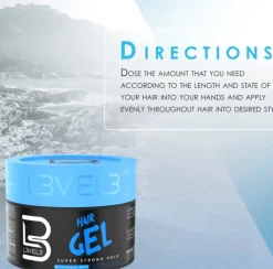 L3VEL3 - Hair Strong Hold Styling Gel 1000 ml