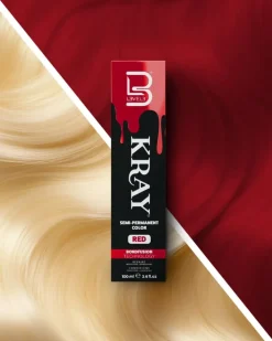 L3VEL3 Kray Red Semi Permanent Color Tube 100 ml