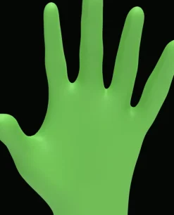 L3VEL3 Lime Small Professional Nitrile Gloves 100 Pack