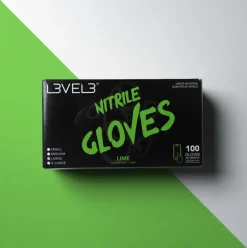 L3VEL3 Lime Small Professional Nitrile Gloves 100 Pack