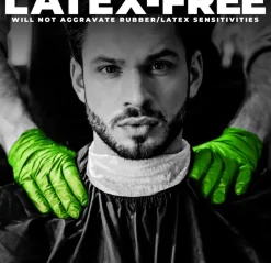 L3VEL3 Lime X-Large Professional Nitrile Gloves 100 Pack