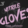 L3VEL3 Pearl Lavender Large Professional Nitrile Gloves 100 Pack