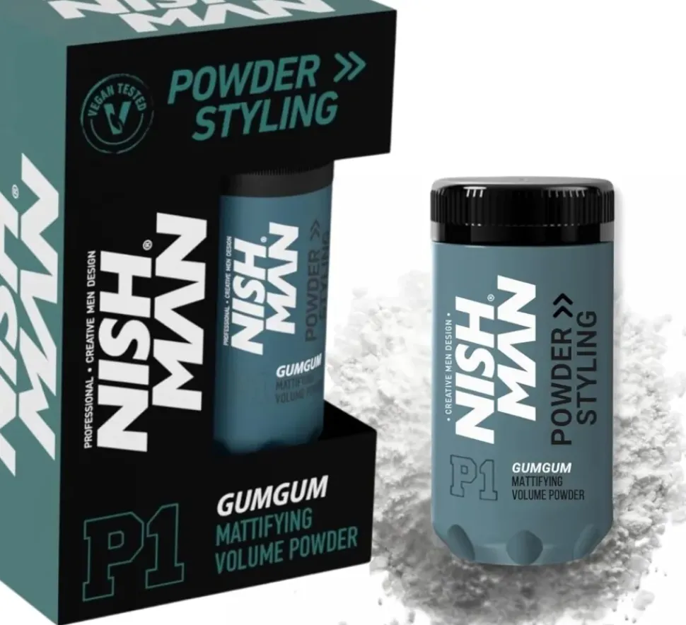 Nishman Hair Styling Powder Wax GumGum 20g