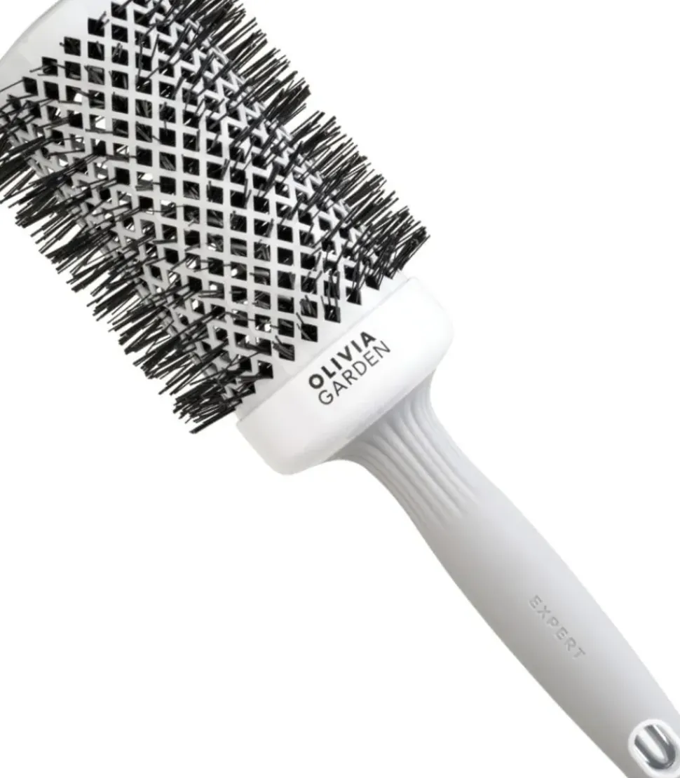 Olivia Garden Expert Blowout Shine White & Grey 55 mm