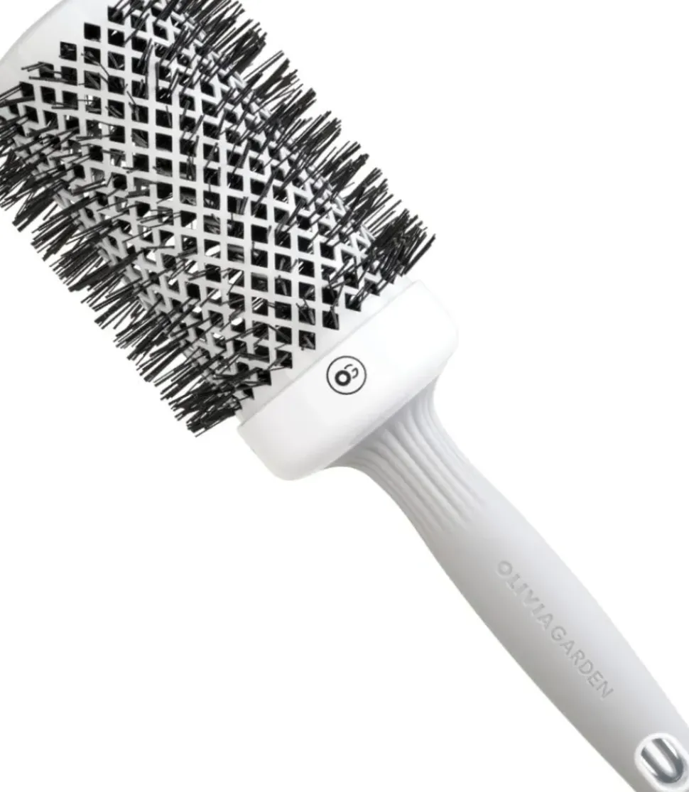 Olivia Garden Expert Blowout Shine White & Grey 55 mm