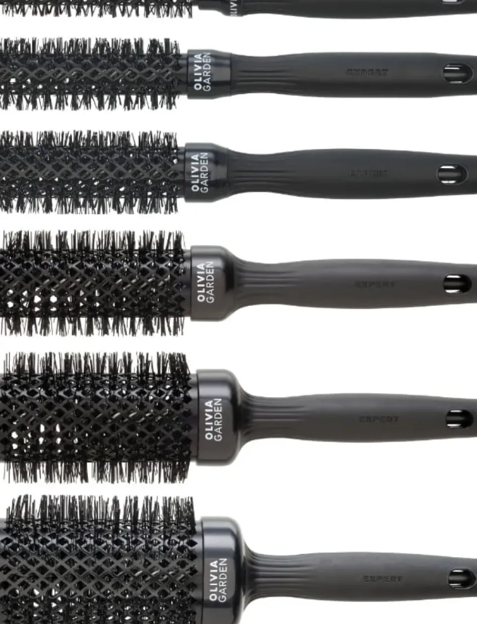 Olivia Garden Expert Blowout Shine Black 25 mm