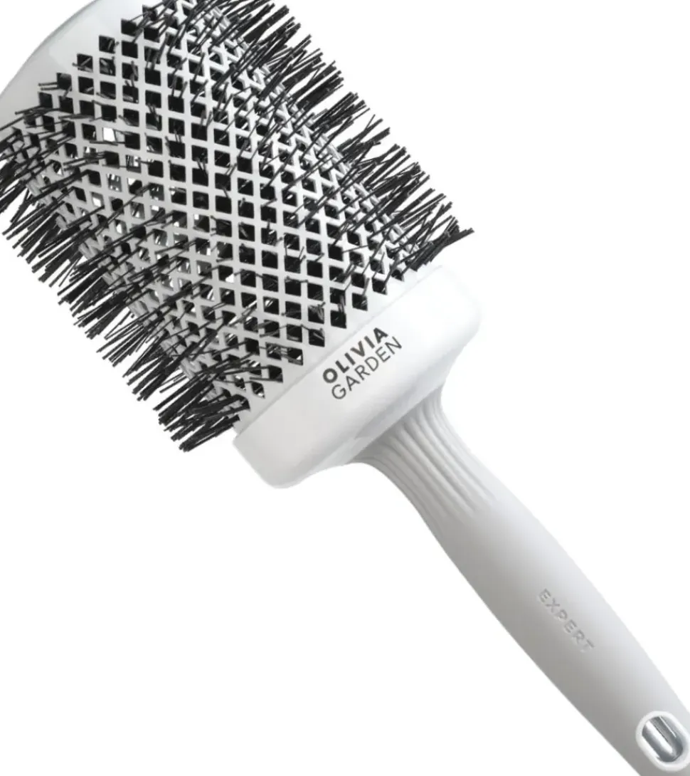 Olivia Garden Expert Blowout Shine White & Grey 65 mm