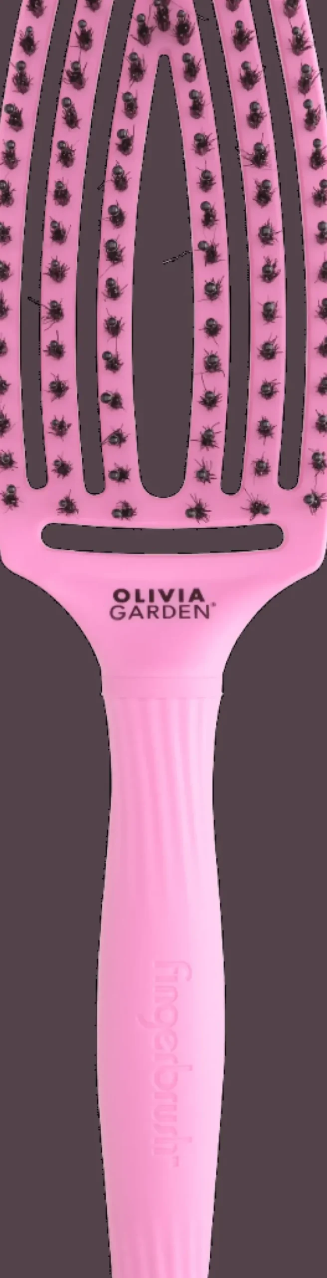 Olivia Garden Fingerbrush Boar & Nylon M Think Pink Pink Tokyo