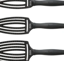 Olivia Garden Fingerbrush Combo Full Black - Medium