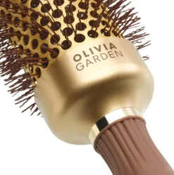 Olivia Garden XL Expert Blowout Speed Wavy Bristles Gold & Brown 55 mm