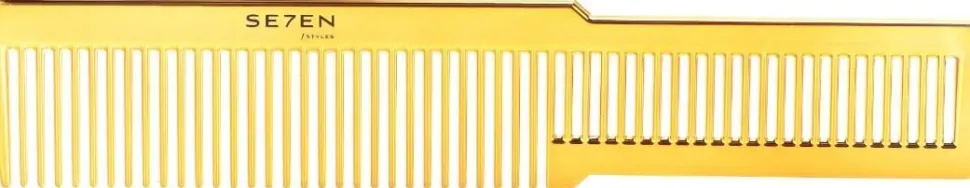 Se7en Styles Gold Flattop Comb