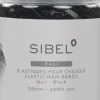 Sibel Black Hair Elastics 40 mm - 250 Pcs