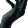 Sibel Black Latex Gloves Large - 100 pcs