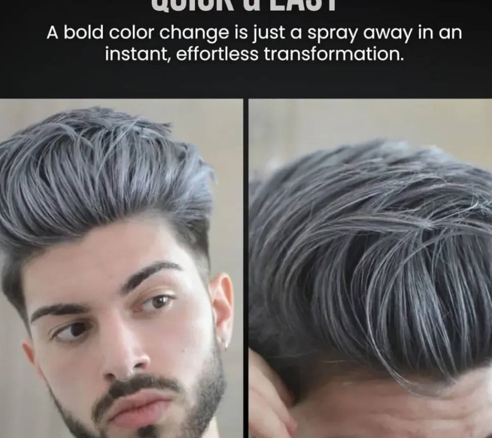 The Shave Factory Temporary Hair Color Spray White - 150 ml