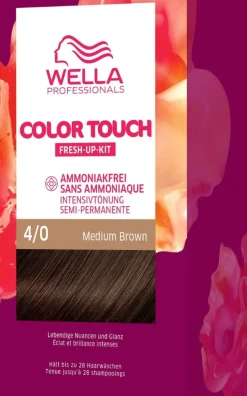 Wella Color Touch Fresh-Up-Kit 4/0 Medium Brown 130 ml