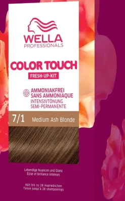 Wella Color Touch Fresh-Up-Kit 7/1 Medium Ash Blonde 130 ml