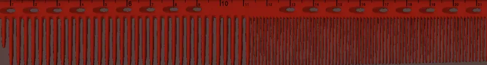 YS Park Cutting Comb No.G45 Red