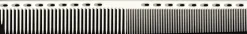 YS Park Cutting Comb No.345 White