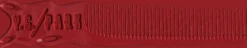 YS Park Flex Cutting Comb No.209 Red