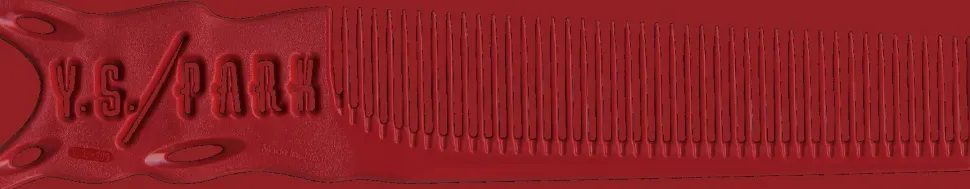 YS Park Flex Cutting Comb No.209 Red