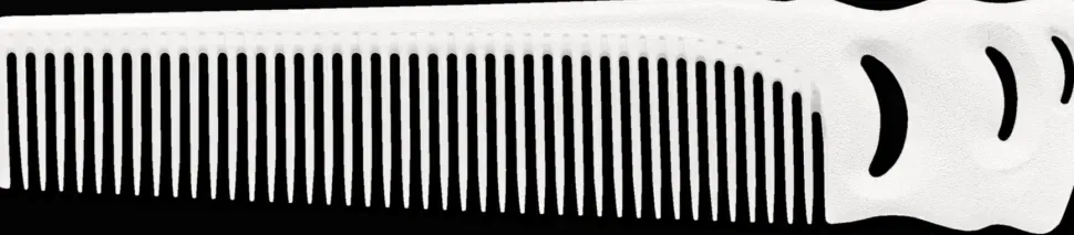 YS Park Flex Cutting Comb No.213 White