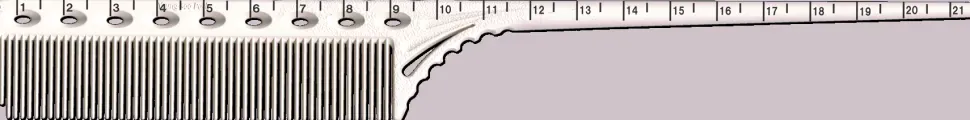 YS Park Tail Comb No.G07 White