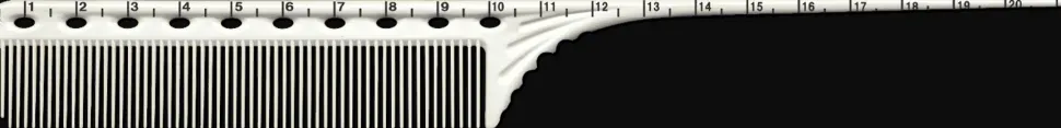 YS Park Tail Comb No.G01 White
